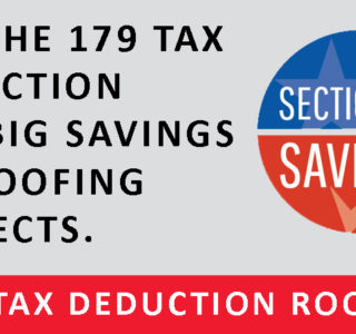 179 tax deduction for commercial roofing projects 2020