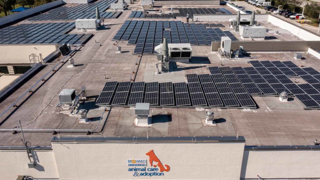Broward County Animal Shelter Solar Roof