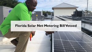 Florida Solar Net Metering Bill Vetoed Ron Desantis 2022 ari