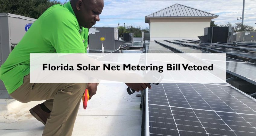 Florida Solar Net Metering Bill Vetoed Ron Desantis 2022 ari