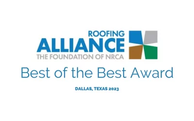 Advanced Roofing Superintendent Terry Tilson Wins Best of the Best Award from Professional Roofing Magazine