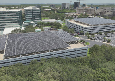 solar panels on commercial rooftops in Orlando