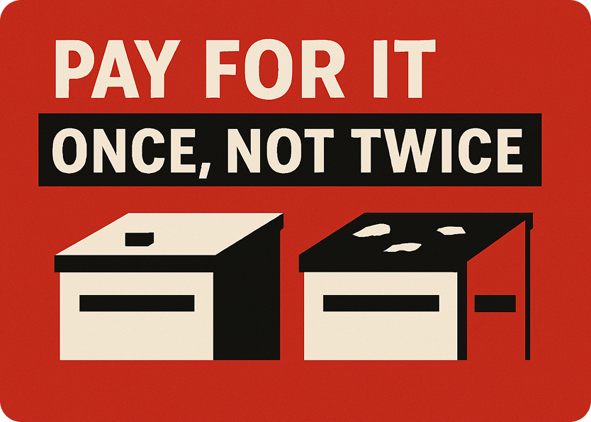 Pay for It Once or Twice: The True Cost of Choosing the Wrong Roofing Contractor